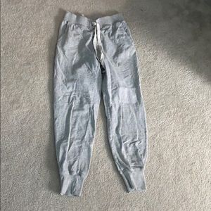 gray joggers